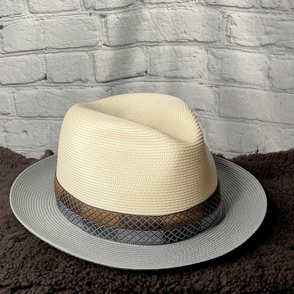 Stetson Andover Grey 71/4R Florentine Italy  Hat - Picture 2 of 9